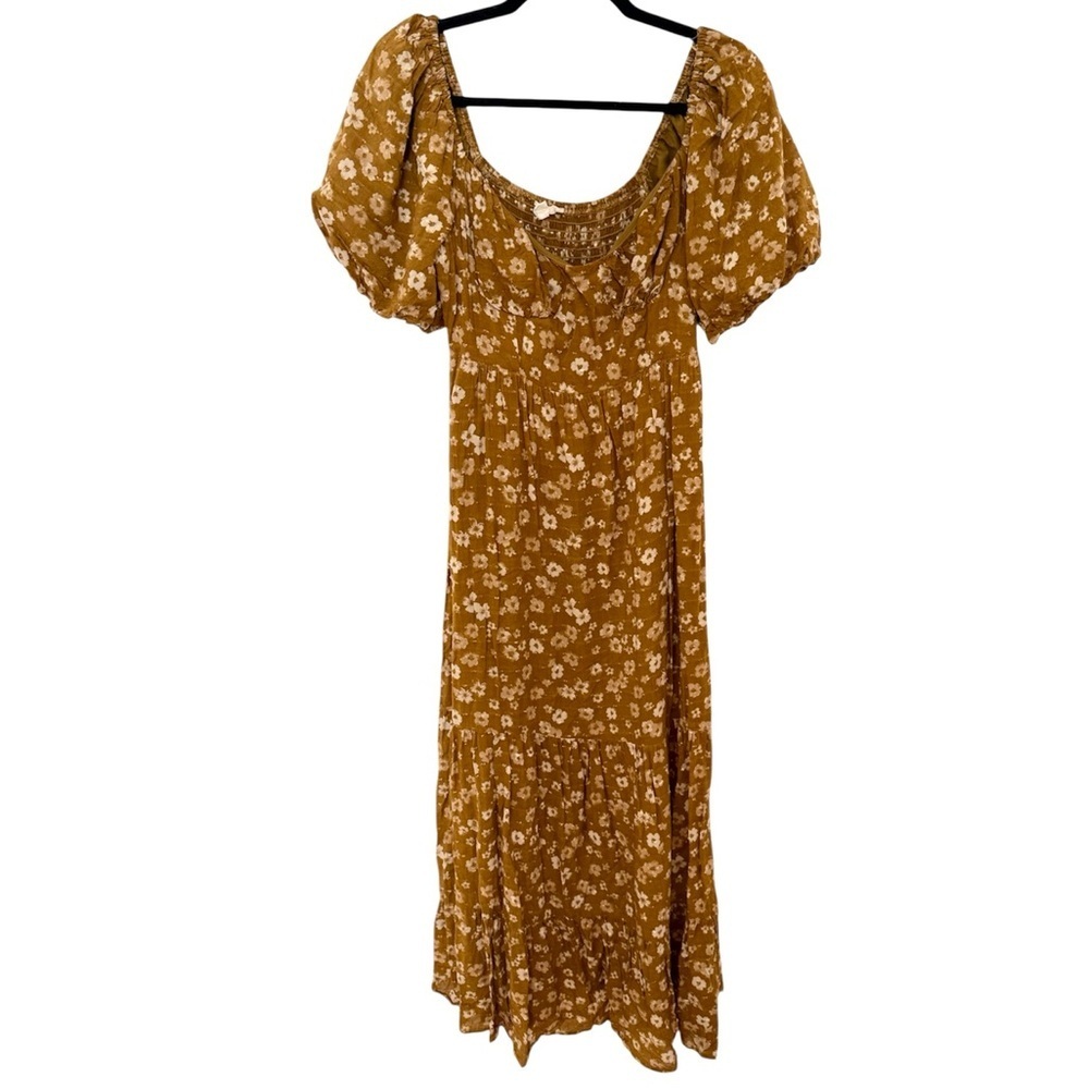 Floral Puff Sleeve Dress